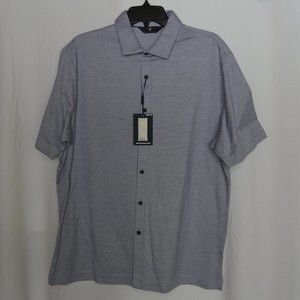Men's Size L Hart Schaffner Marx Button-Down Short-Sleeve Shirt, NWOT